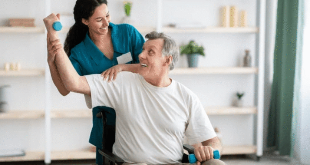 To visually reinforce the article’s message that recovery is essential, not optional—especially for individuals facing physical limitations, aging, or post-injury conditions. It emphasizes that with the right support, recovery becomes a tool for regaining strength, mobility, and independence, aligning perfectly with the article’s theme of smart, sustainable health and fitness.